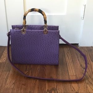 Dasein Purple Handbag